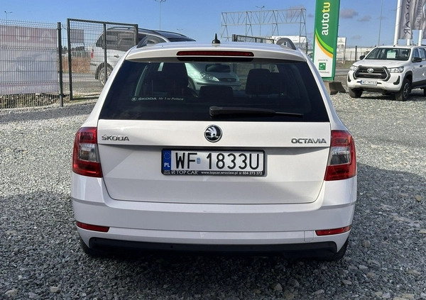 Skoda Octavia cena 56900 przebieg: 143500, rok produkcji 2019 z Wojkowice małe 232